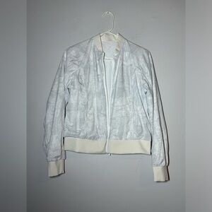 Lululemon Bomb Around Jacket Reversible White Eternal Wave White Size 6